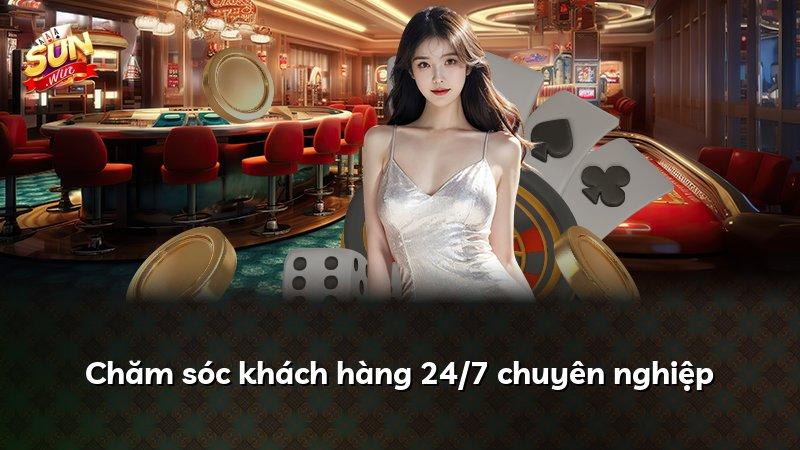 Chăm sóc khách hàng 24/7 chuyên nghiệp